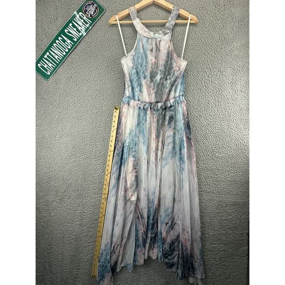 Ted Baker London Halter Neck Dress With Pleated Skirt Womens Size 1 | MSRP $395 - Picture 1 of 13